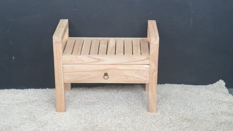 Single Bench Seat - Suar Wood