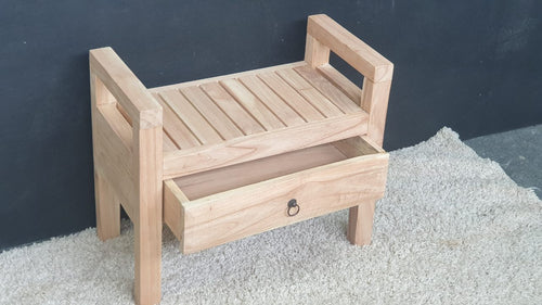 Single Bench Seat - Suar Wood