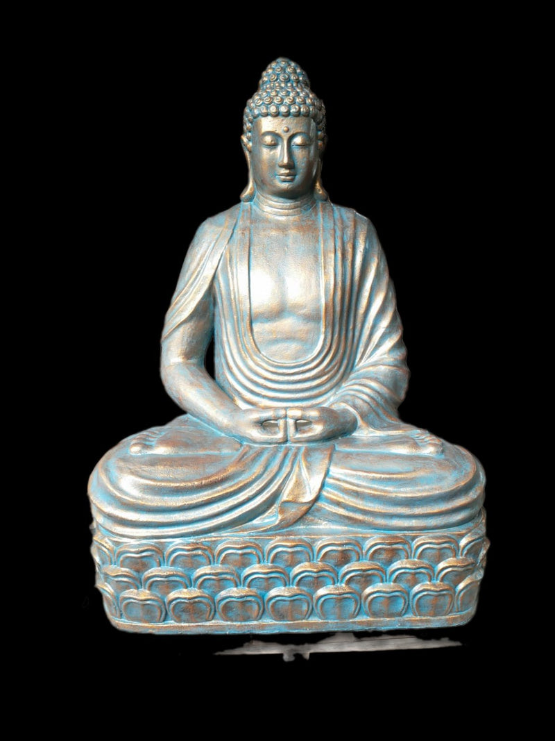 MEDITATING BUDDHA STATUE (FIBER CEMENT 150CMS)