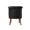 Occasional Chair - Black Velvet