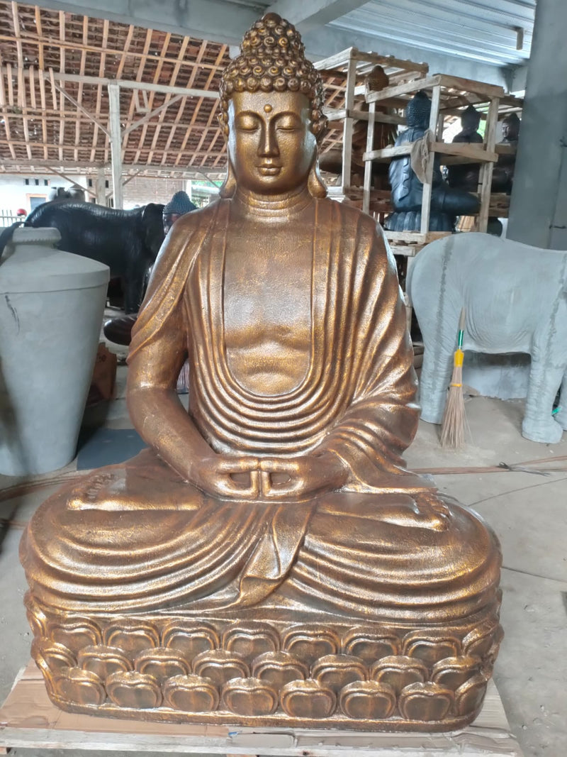 Big lotus meditating Buddha- 150cm in height