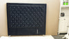 Ancona Buttoned California King Headboard - Black Velvet with Crystals