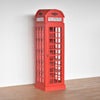 TELEPHONE BOOTH DISPLAY /DRINKS CABINET  ( Vintage - RED    )