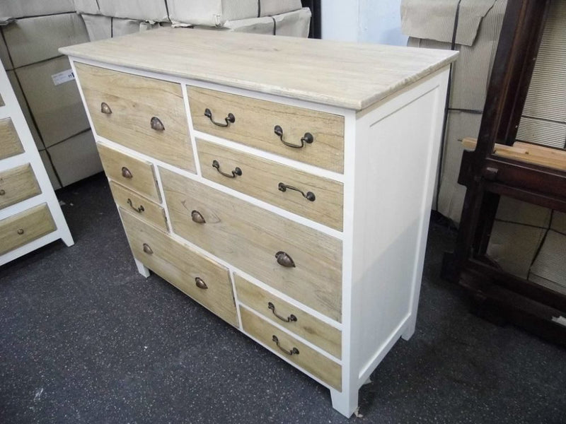 Chest of Drawers - Vintage Finish White