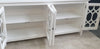 Lattice Glass Sideboard - Mindi Wood - White Finish (Factory Seconds - Clearance Price)