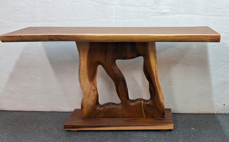 Rectangular Hall Table - Solid Suar Wood - Clearance Piece