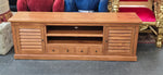 Entertainment/ TV Unit - Natural Wax Finish