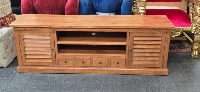 Entertainment/ TV Unit - Natural Wax Finish