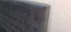 Maison Buttoned Queen Headboard - Dark Grey Velvet