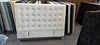 Maison Buttoned King Headboard - White Velvet