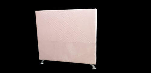 Wilson Headboard - Double Size - Pink Velvet - CLEARANCE PRICE