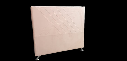 Wilson Headboard - Double Size - Light Pink Velvet - CLEARANCE PRICE