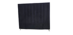 Victor King Headboard - Black Velvet