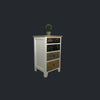 Bedside/Lamp Table - Mindi Wood - Four Drawer - Carolina Vintage