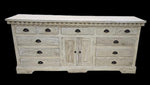 Rustic Solid Wood Buffet Table
