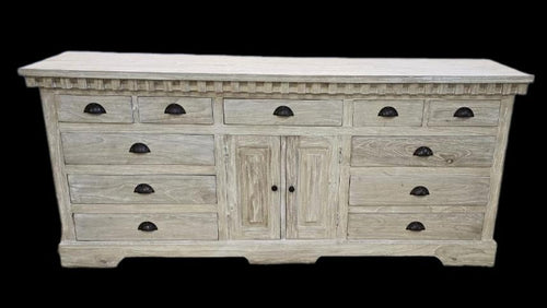 Rustic Solid Wood Buffet Table