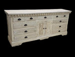 Rustic Solid Wood Buffet Table