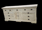 Rustic Solid Wood Buffet Table