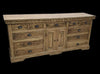 Rustic Mango Wood Buffet Table – Natural Finish