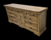 Rustic Mango Wood Buffet Table – Natural Finish