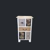 Bedside/Lamp Table - Mindi Wood - Five Drawer - Carolina Vintage