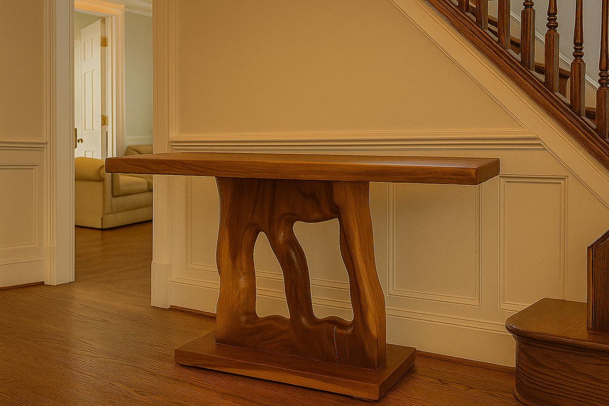 Rectangular Hall Table - Solid Suar Wood - Clearance Piece - Indoor Furniture