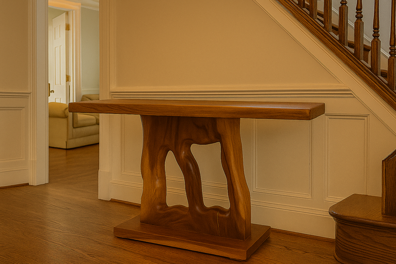 Rectangular Hall Table - Solid Suar Wood - Clearance Piece