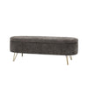 LONG OTTOMAN / STORAGE (Dark grey Fabric)