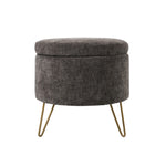 LONG OTTOMAN / STORAGE (Dark grey Fabric)