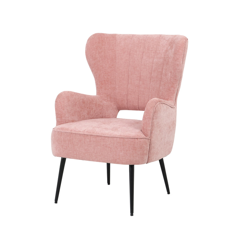 Arm Chair - Pink Fabric