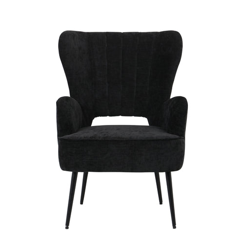 Arm Chair - Black Fabric