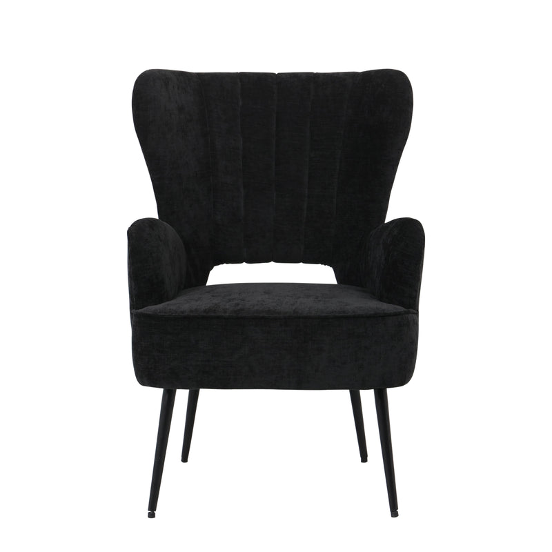 Arm Chair - Black Fabric