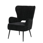 Arm Chair - Black Fabric