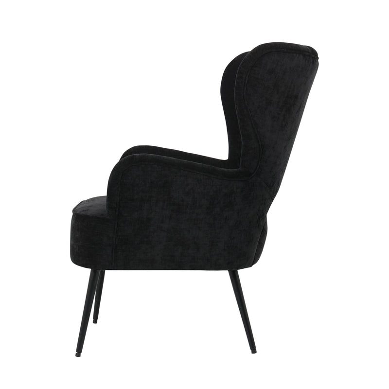 Arm Chair - Black Fabric