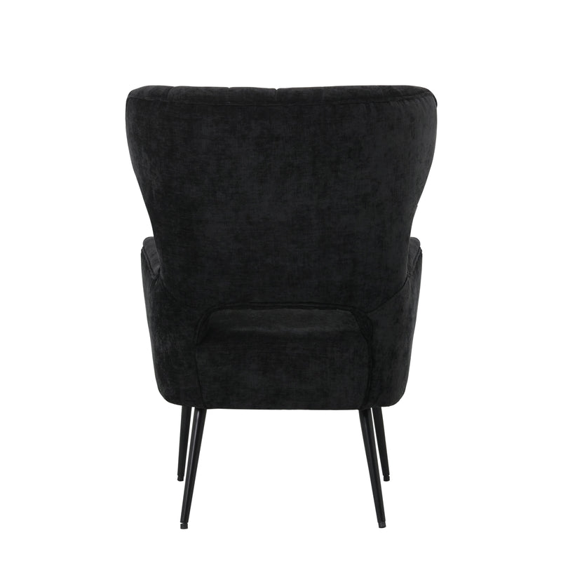Arm Chair - Black Fabric