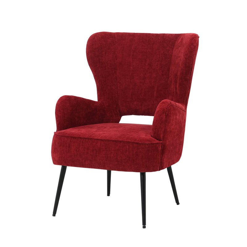 Arm Chair - Red Fabric