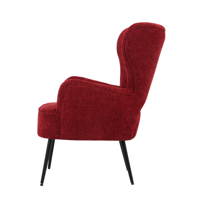 Arm Chair - Red Fabric