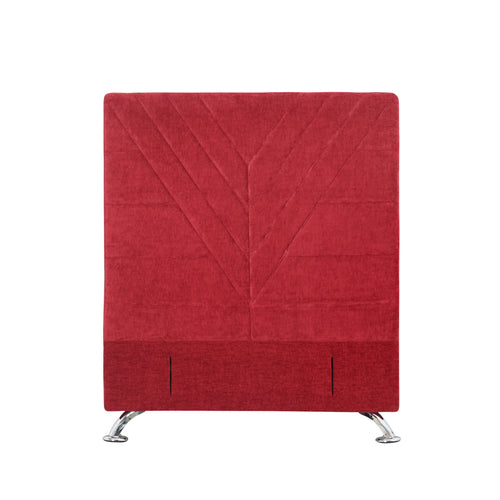 Lily Headboard - King Single Size - Red Fabric