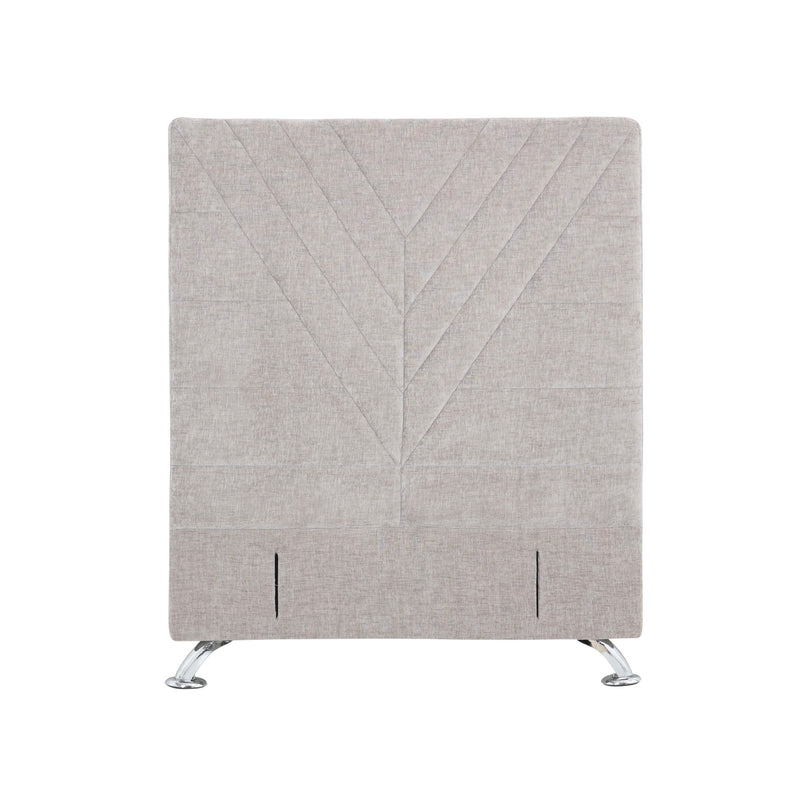 Lily Headboard - King Single Size - GREY FABRIC