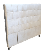 Patsy Queen Size Headboard - White Velvet