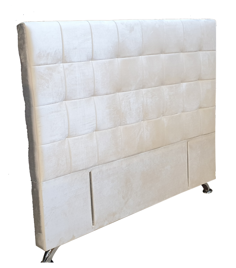 Patsy Queen Size Headboard - White Velvet