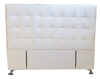 Patsy Queen Size Headboard - White Velvet