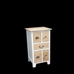 Bedside/Lamp Table - Mindi Wood - Five Drawer - Carolina
