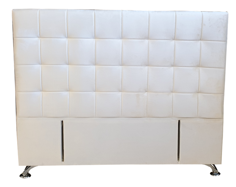 Patsy Queen Size Headboard - White Velvet