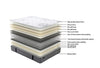 Queen Non-Split Base & Mattress - SleepMax Bonnell Spring Mattress
