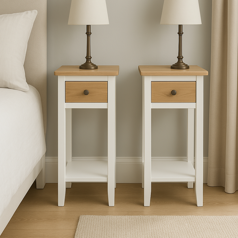 Bedside Table (Set) - Mindi Wood
