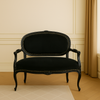 French Style Love Seat / Sofa - Mahogany Wood