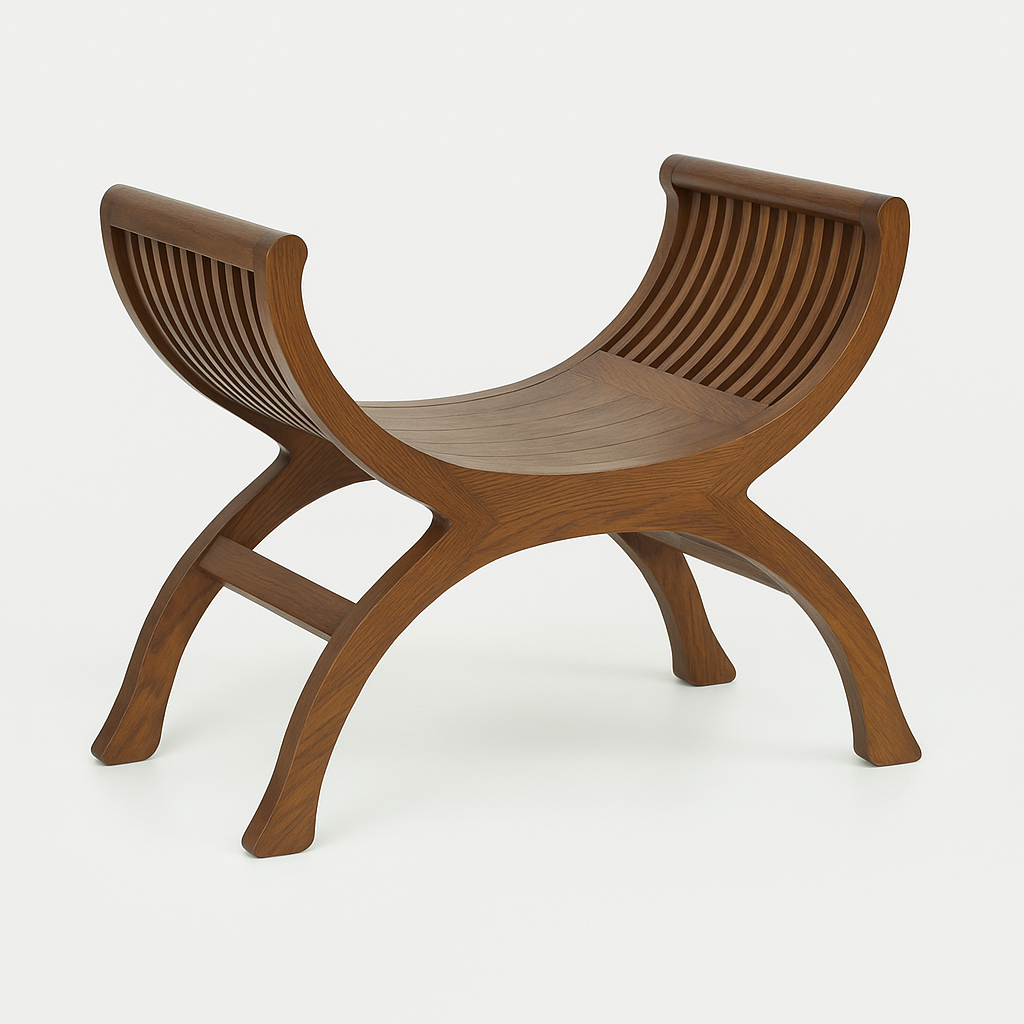 Teak Bench Seat - Indoor Furniture - Single Seater - Teak Wood