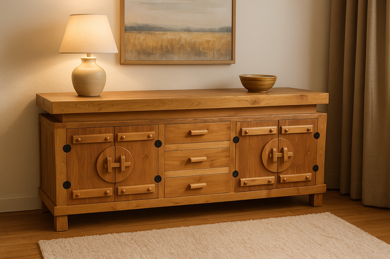 Retro Buffet/Console Table - Mindi Wood