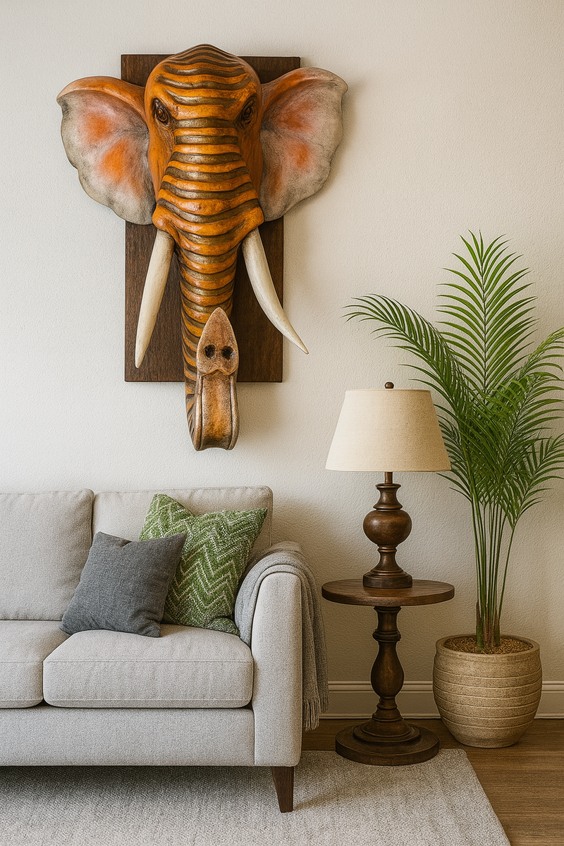 Handcrafted Elephant Wall Hanging